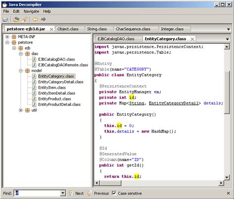 jar decompiler online|convert class file to java online.